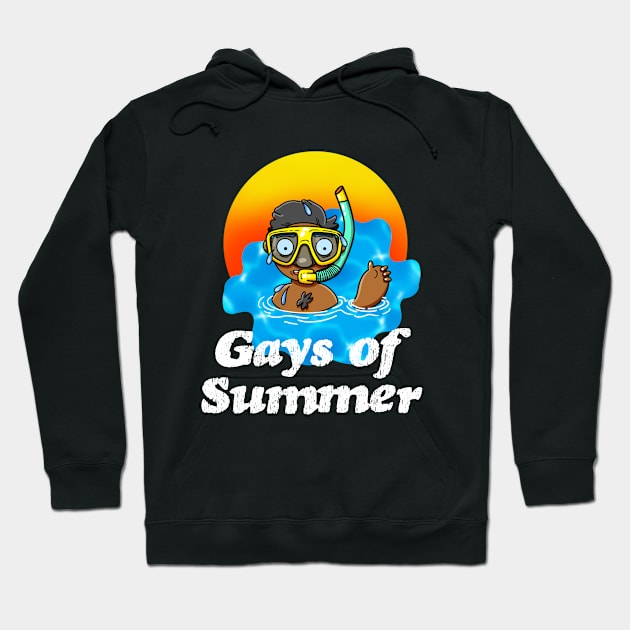 Gays of Summer Going Down Hoodie by LoveBurty